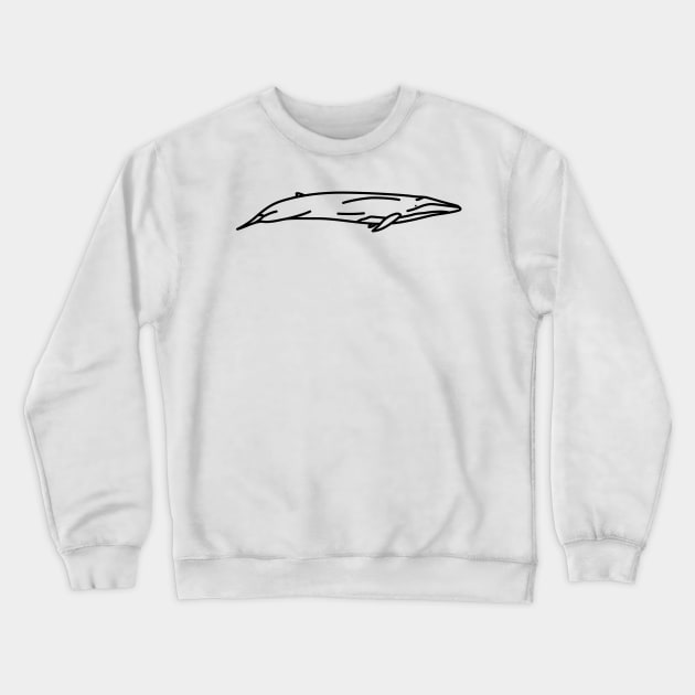 Blue Whale Crewneck Sweatshirt by Radradrad